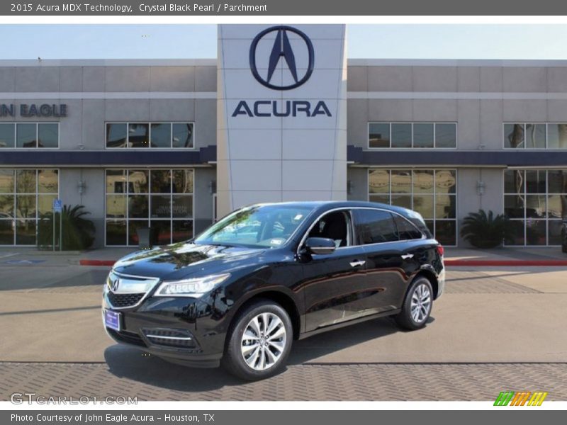 Crystal Black Pearl / Parchment 2015 Acura MDX Technology