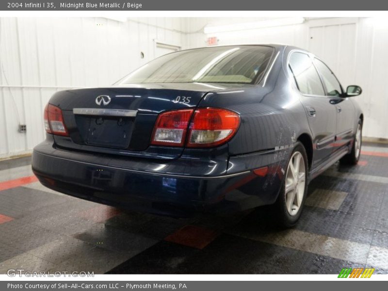 Midnight Blue Metallic / Beige 2004 Infiniti I 35