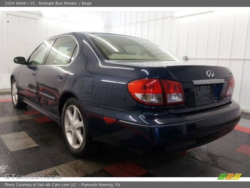 Midnight Blue Metallic / Beige 2004 Infiniti I 35