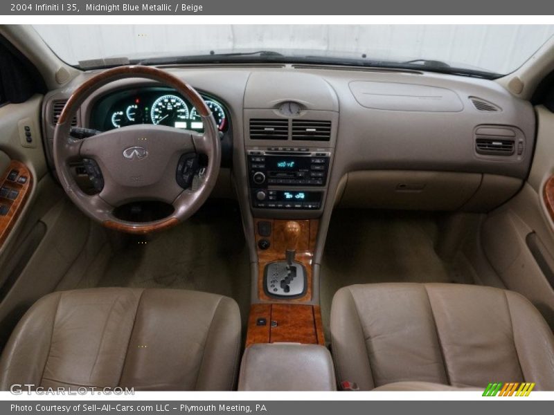 Midnight Blue Metallic / Beige 2004 Infiniti I 35