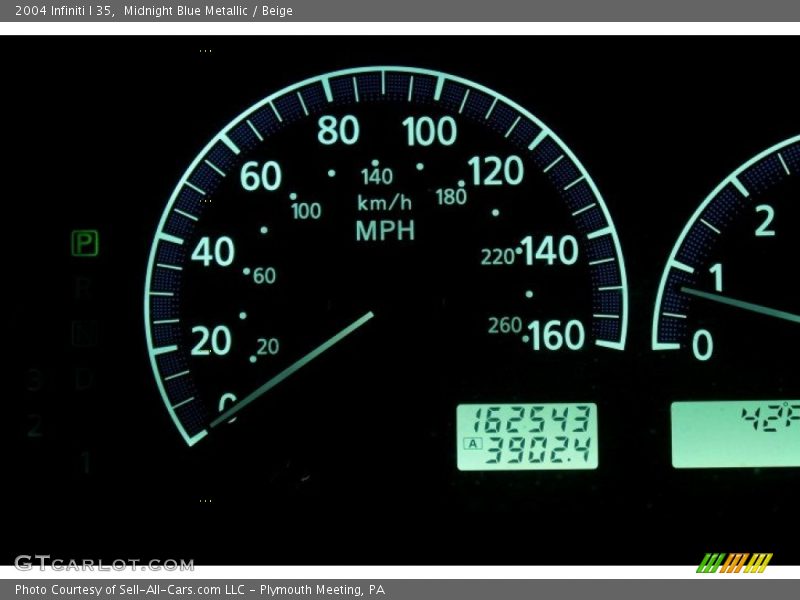 Midnight Blue Metallic / Beige 2004 Infiniti I 35
