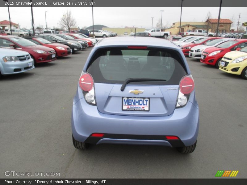 Grape Ice / Silver/Silver 2015 Chevrolet Spark LT