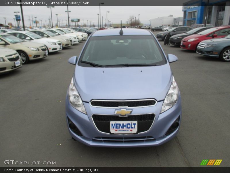 Grape Ice / Silver/Silver 2015 Chevrolet Spark LT