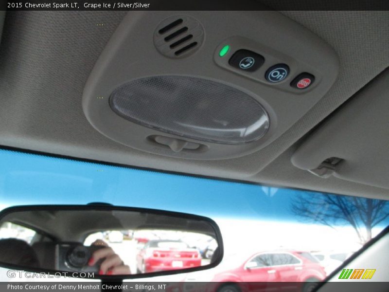 Grape Ice / Silver/Silver 2015 Chevrolet Spark LT
