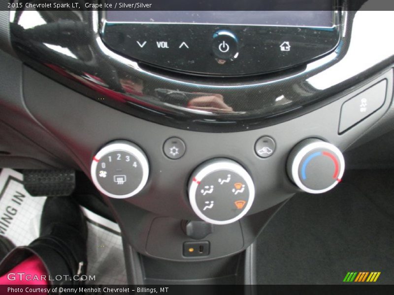 Grape Ice / Silver/Silver 2015 Chevrolet Spark LT