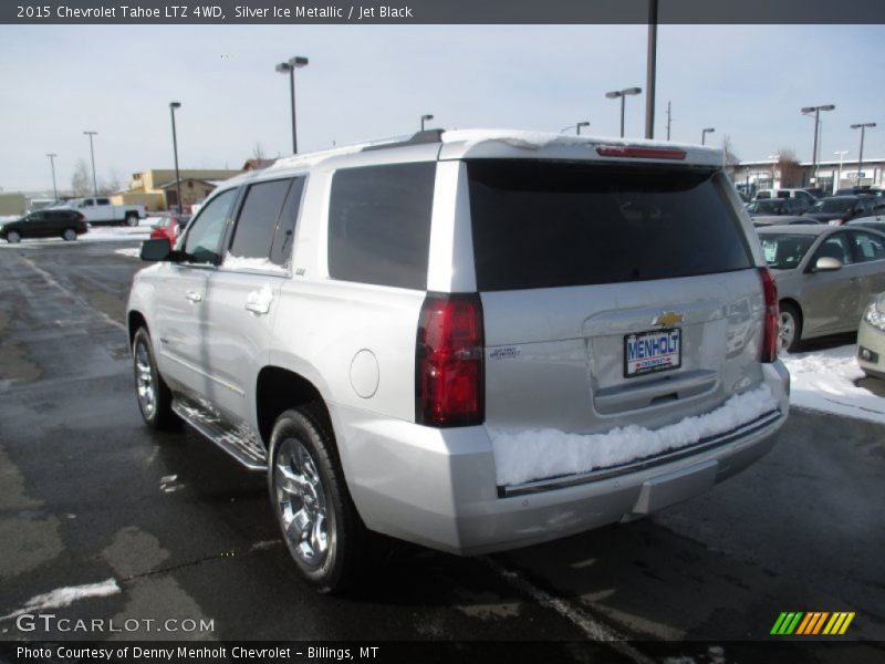 Silver Ice Metallic / Jet Black 2015 Chevrolet Tahoe LTZ 4WD