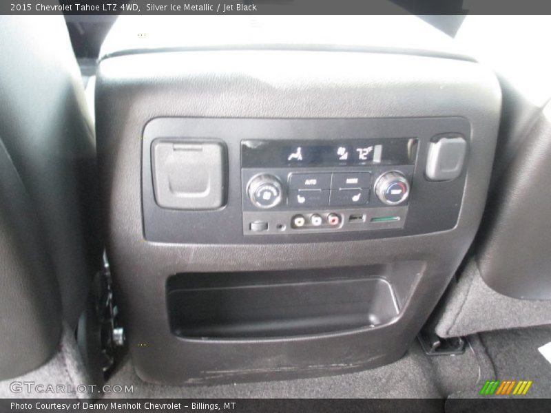 Silver Ice Metallic / Jet Black 2015 Chevrolet Tahoe LTZ 4WD