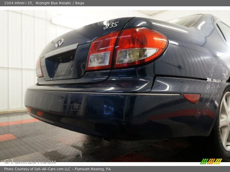 Midnight Blue Metallic / Beige 2004 Infiniti I 35