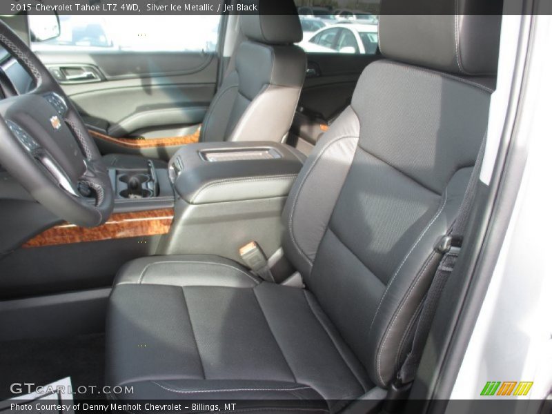 Silver Ice Metallic / Jet Black 2015 Chevrolet Tahoe LTZ 4WD