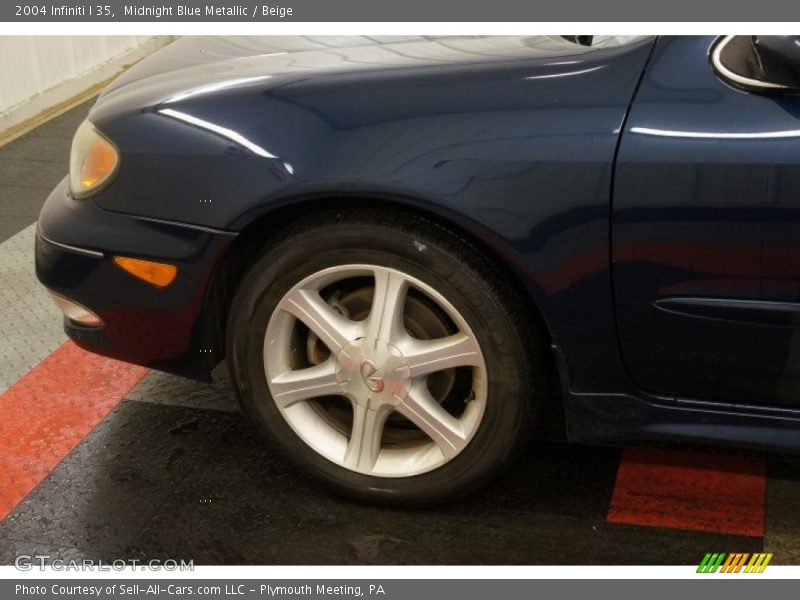 Midnight Blue Metallic / Beige 2004 Infiniti I 35
