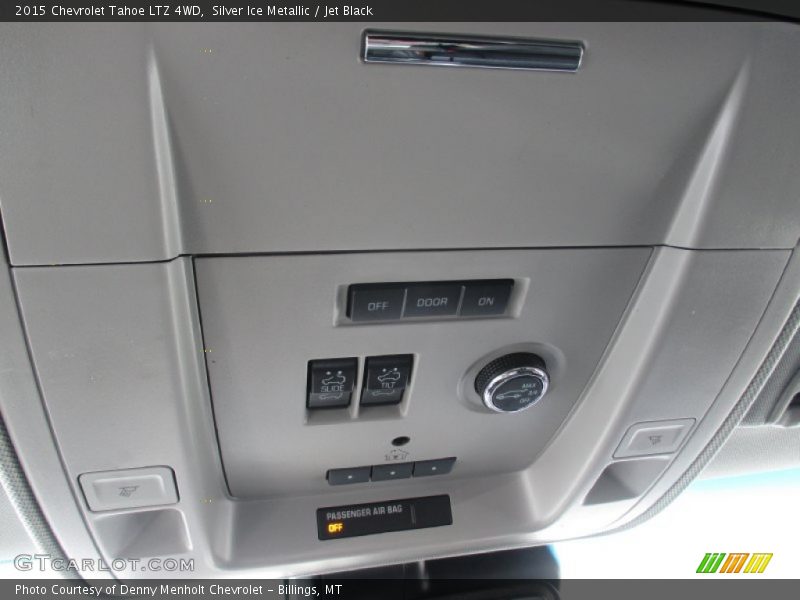 Silver Ice Metallic / Jet Black 2015 Chevrolet Tahoe LTZ 4WD