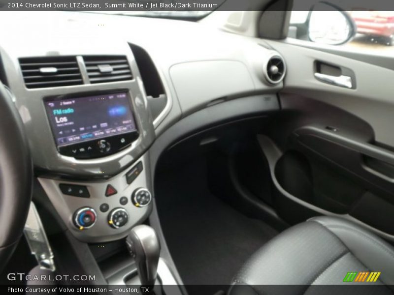 Summit White / Jet Black/Dark Titanium 2014 Chevrolet Sonic LTZ Sedan