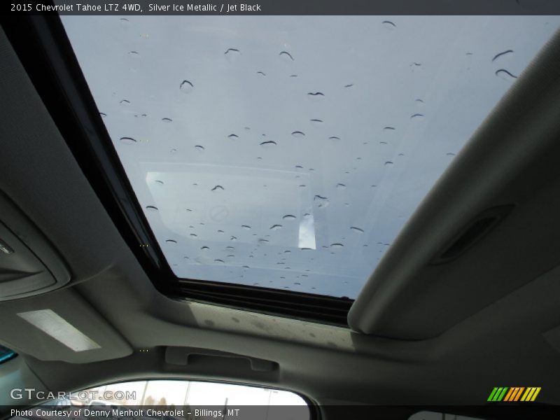 Silver Ice Metallic / Jet Black 2015 Chevrolet Tahoe LTZ 4WD