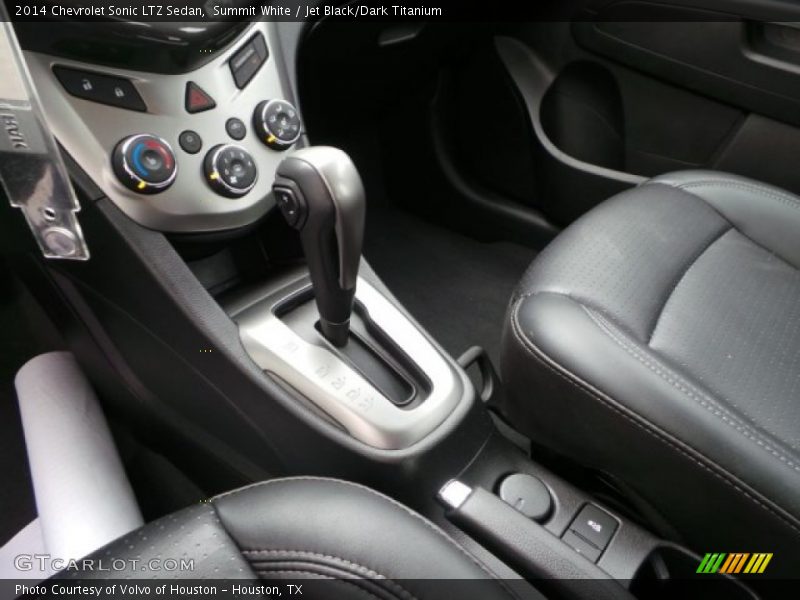 Summit White / Jet Black/Dark Titanium 2014 Chevrolet Sonic LTZ Sedan