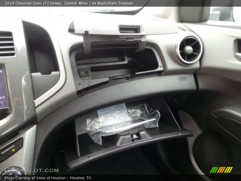 Summit White / Jet Black/Dark Titanium 2014 Chevrolet Sonic LTZ Sedan