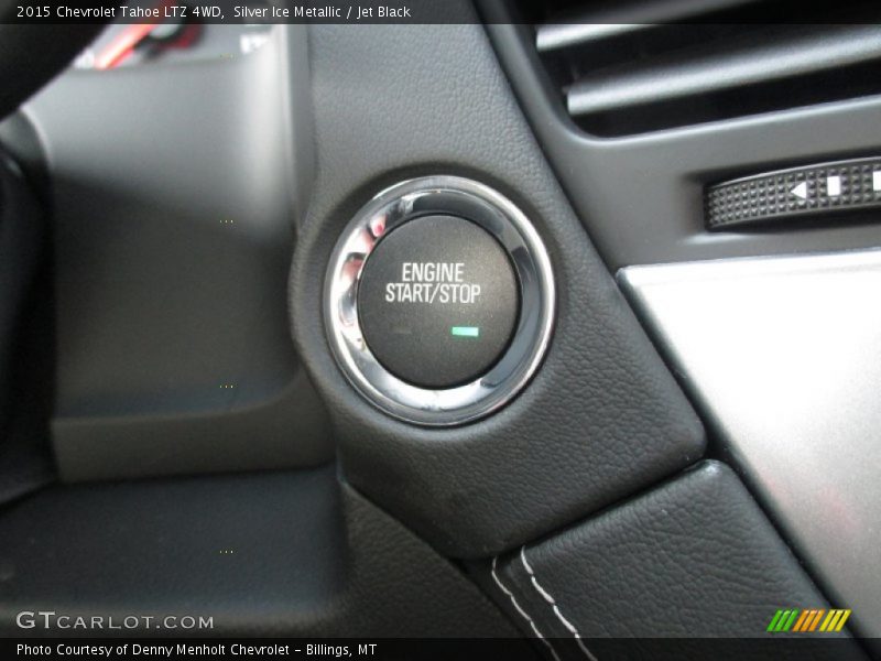 Silver Ice Metallic / Jet Black 2015 Chevrolet Tahoe LTZ 4WD