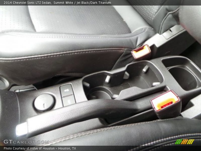 Summit White / Jet Black/Dark Titanium 2014 Chevrolet Sonic LTZ Sedan