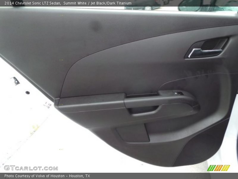 Summit White / Jet Black/Dark Titanium 2014 Chevrolet Sonic LTZ Sedan
