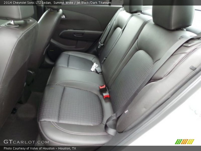 Summit White / Jet Black/Dark Titanium 2014 Chevrolet Sonic LTZ Sedan