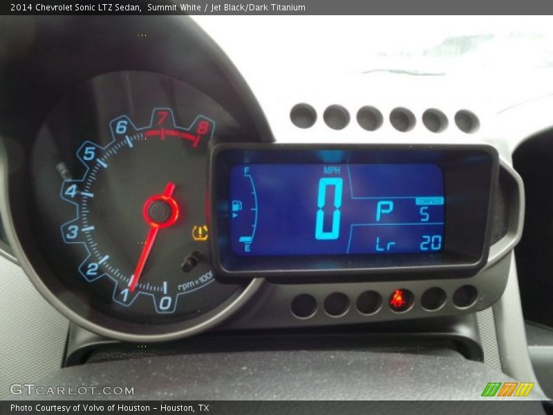 Summit White / Jet Black/Dark Titanium 2014 Chevrolet Sonic LTZ Sedan