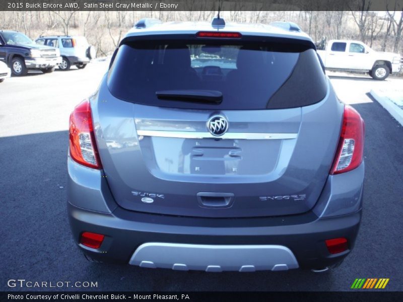 Satin Steel Gray Metallic / Ebony 2015 Buick Encore AWD