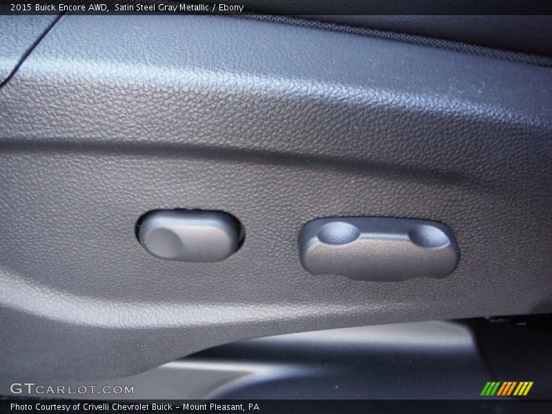 Satin Steel Gray Metallic / Ebony 2015 Buick Encore AWD