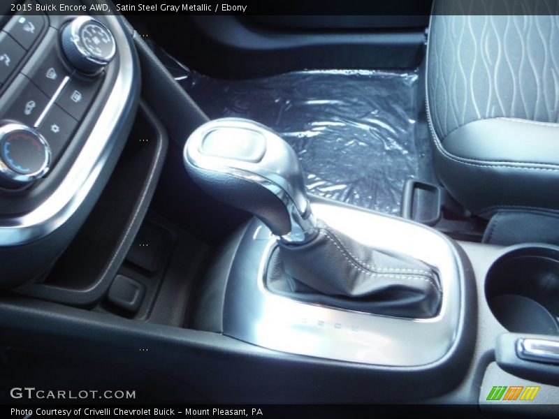 Satin Steel Gray Metallic / Ebony 2015 Buick Encore AWD