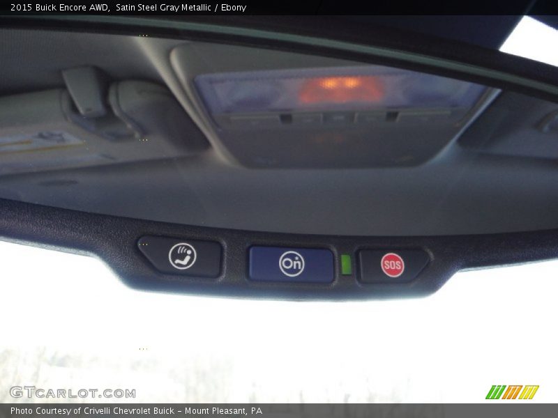 Satin Steel Gray Metallic / Ebony 2015 Buick Encore AWD