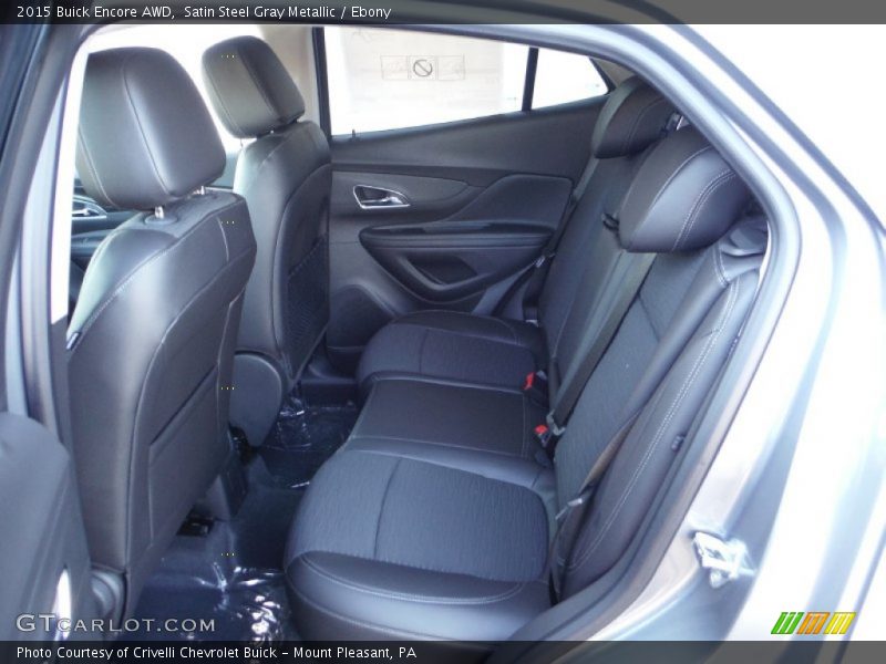 Satin Steel Gray Metallic / Ebony 2015 Buick Encore AWD