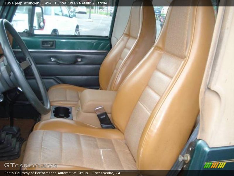 Hunter Green Metallic / Saddle 1994 Jeep Wrangler SE 4x4