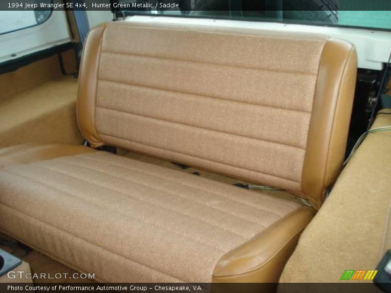 Hunter Green Metallic / Saddle 1994 Jeep Wrangler SE 4x4