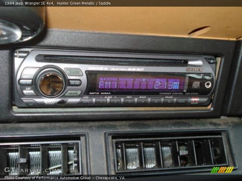 Hunter Green Metallic / Saddle 1994 Jeep Wrangler SE 4x4