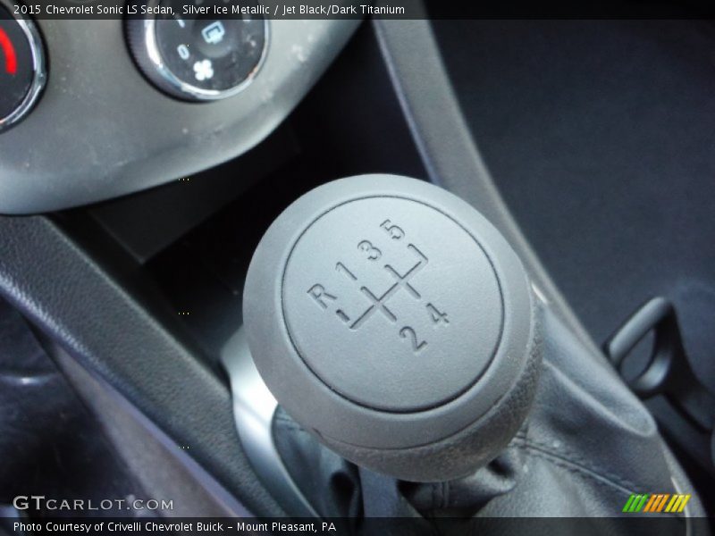 Silver Ice Metallic / Jet Black/Dark Titanium 2015 Chevrolet Sonic LS Sedan