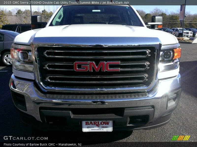 Summit White / Jet Black/Dark Ash 2015 GMC Sierra 2500HD Double Cab Utility Truck