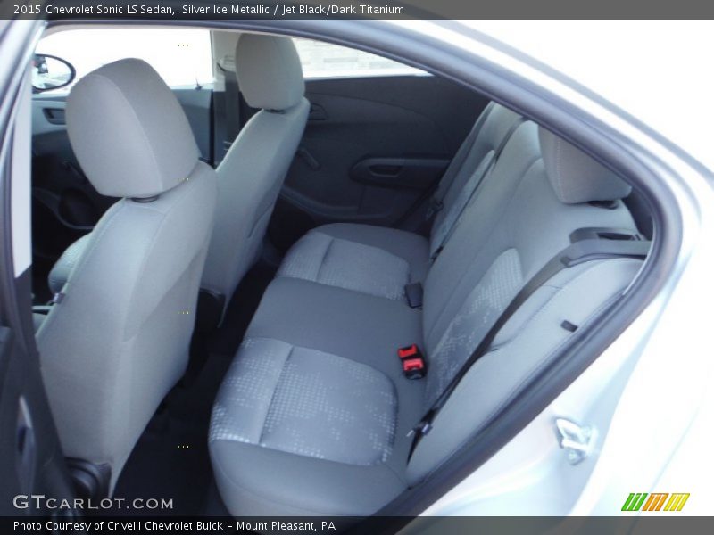Silver Ice Metallic / Jet Black/Dark Titanium 2015 Chevrolet Sonic LS Sedan