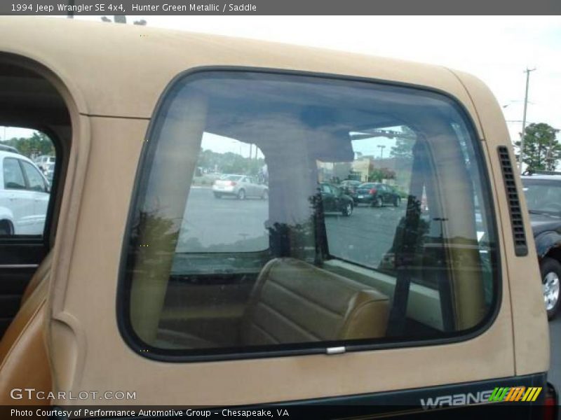 Hunter Green Metallic / Saddle 1994 Jeep Wrangler SE 4x4