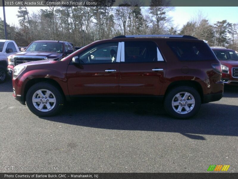 Crimson Red Tincoat / Ebony 2015 GMC Acadia SLE