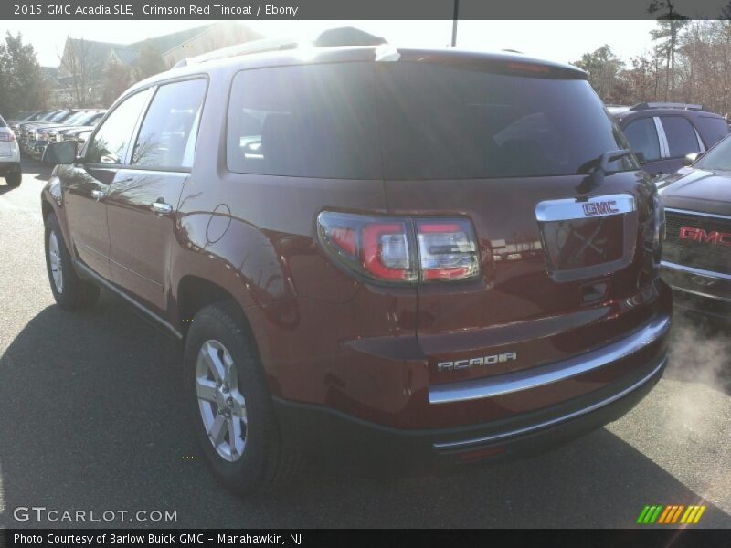 Crimson Red Tincoat / Ebony 2015 GMC Acadia SLE