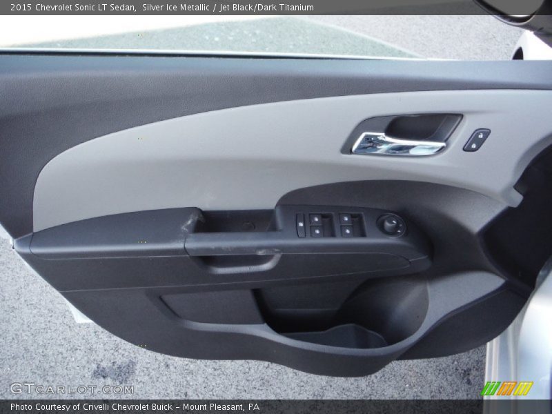 Silver Ice Metallic / Jet Black/Dark Titanium 2015 Chevrolet Sonic LT Sedan