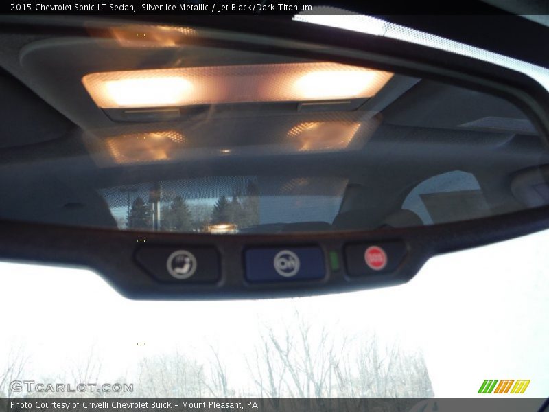 Silver Ice Metallic / Jet Black/Dark Titanium 2015 Chevrolet Sonic LT Sedan