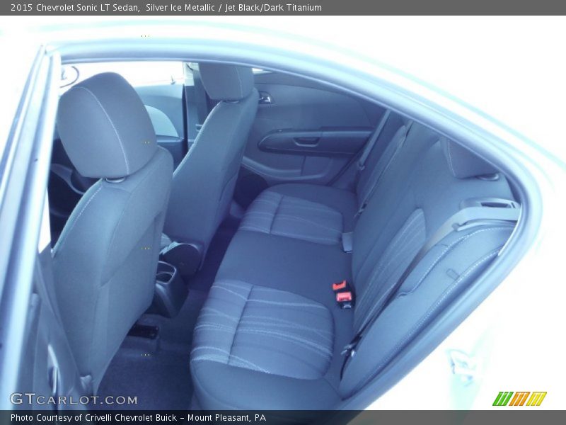 Silver Ice Metallic / Jet Black/Dark Titanium 2015 Chevrolet Sonic LT Sedan