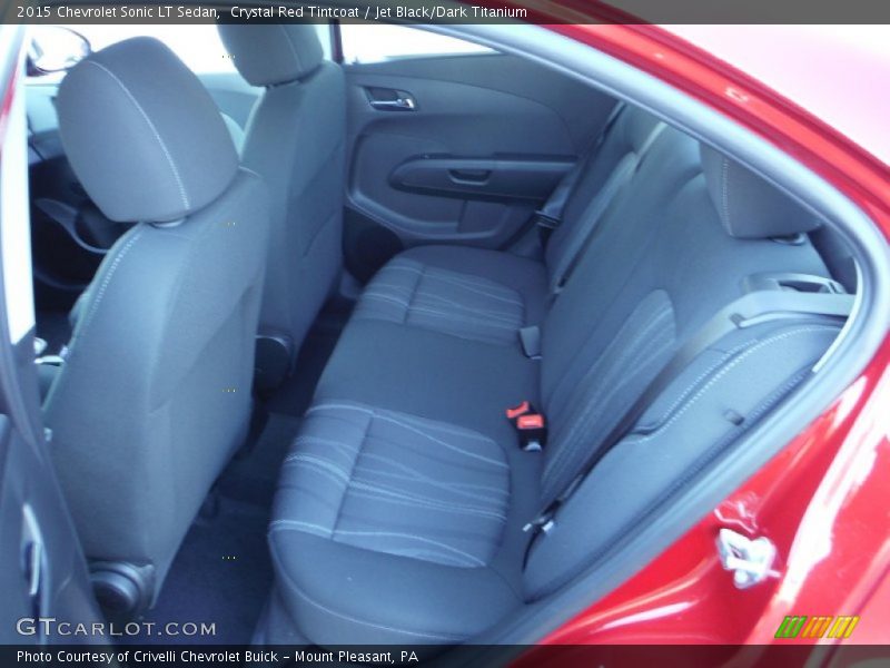 Crystal Red Tintcoat / Jet Black/Dark Titanium 2015 Chevrolet Sonic LT Sedan