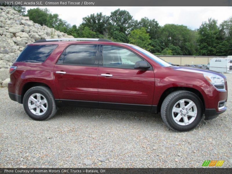 Crimson Red Tincoat / Ebony 2015 GMC Acadia SLE