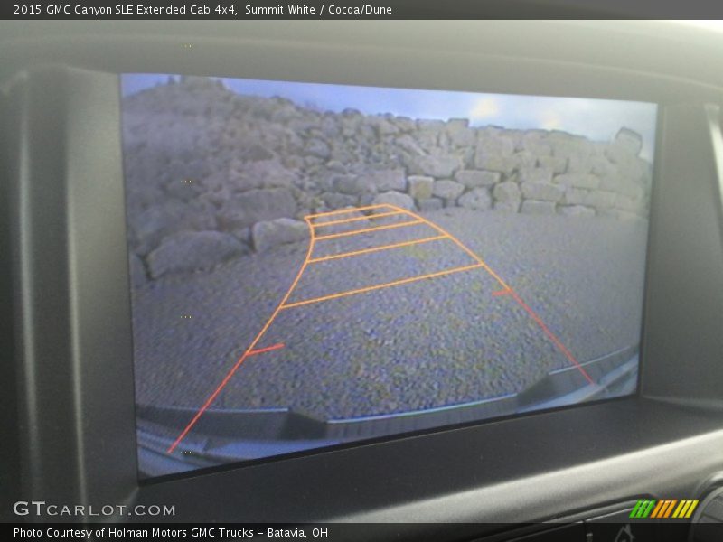 Summit White / Cocoa/Dune 2015 GMC Canyon SLE Extended Cab 4x4