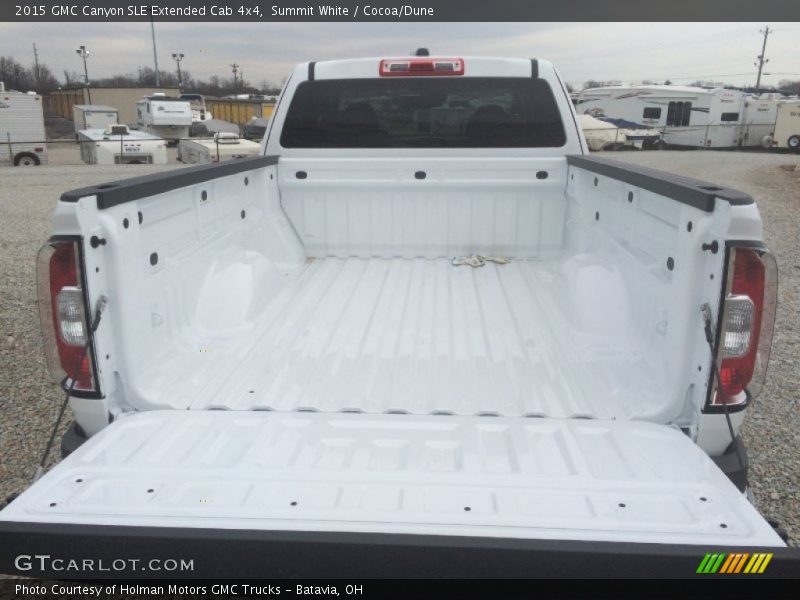  2015 Canyon SLE Extended Cab 4x4 Trunk