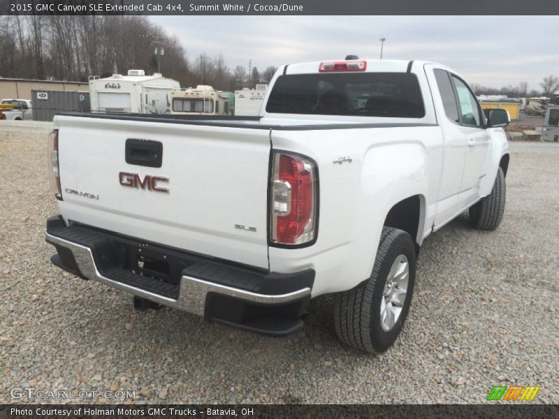  2015 Canyon SLE Extended Cab 4x4 Summit White