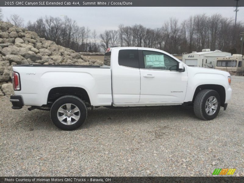  2015 Canyon SLE Extended Cab 4x4 Summit White
