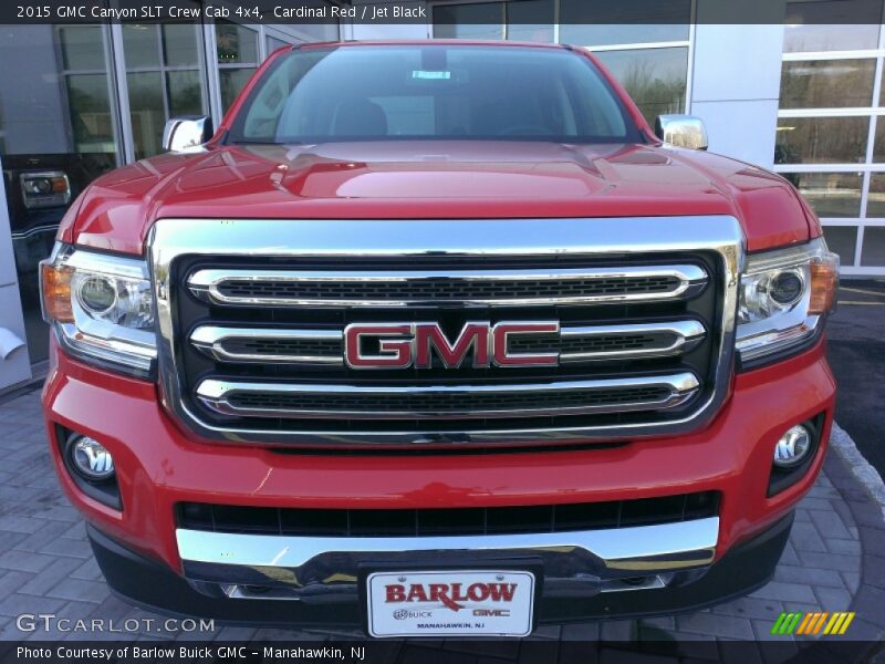 Cardinal Red / Jet Black 2015 GMC Canyon SLT Crew Cab 4x4