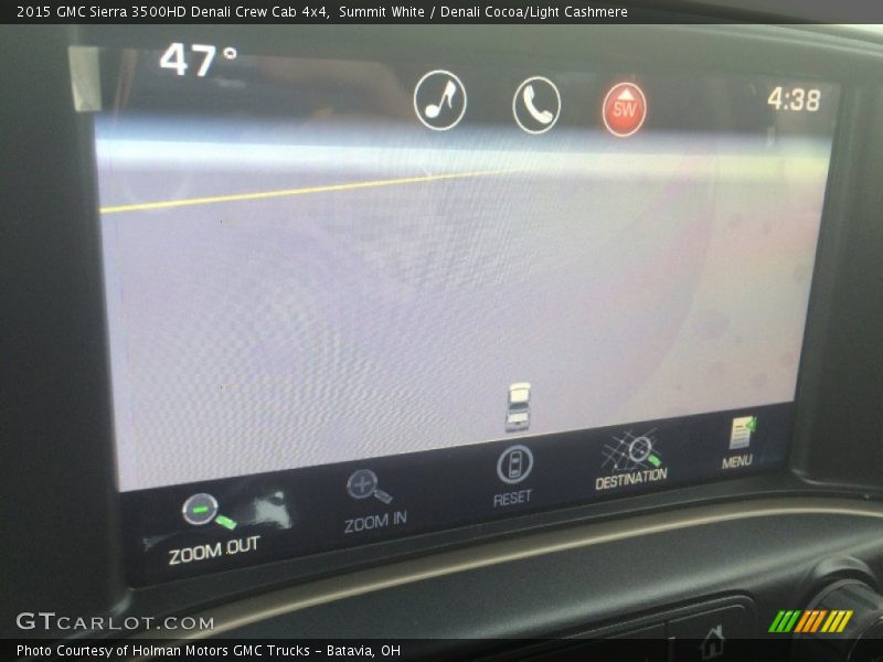 Summit White / Denali Cocoa/Light Cashmere 2015 GMC Sierra 3500HD Denali Crew Cab 4x4