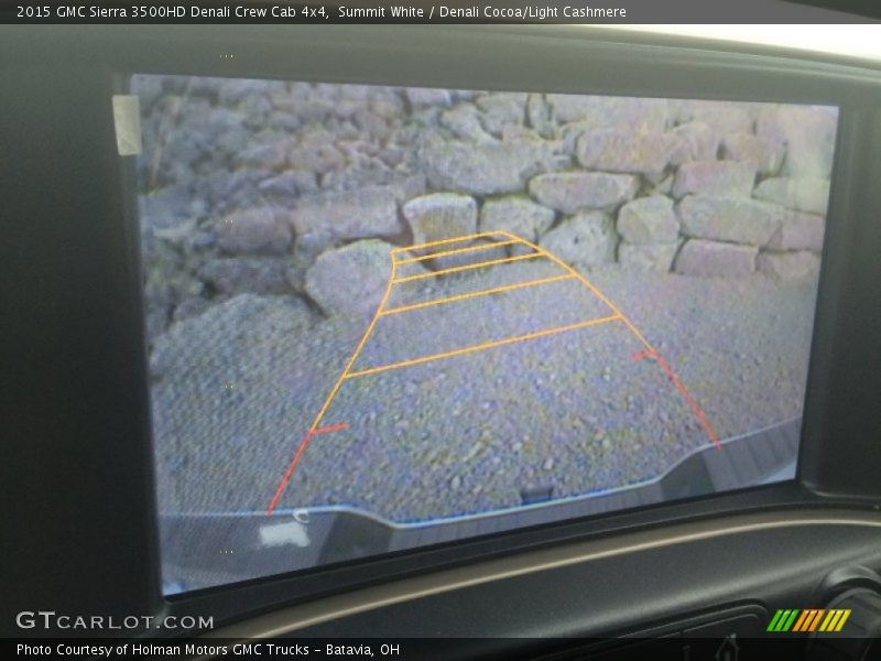 Summit White / Denali Cocoa/Light Cashmere 2015 GMC Sierra 3500HD Denali Crew Cab 4x4